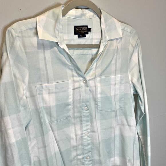 Pendleton Plaid Cotton Button Down Shirt - size Small - Picture 2 of 5